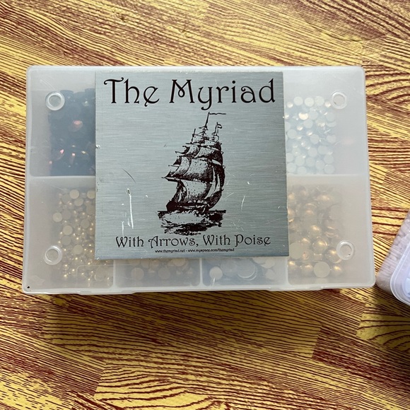 Donated - Rhinestone Starter Kit - Assorted Plastic Rhinestones & Cases - Picture 10 of 13